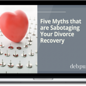 Course cover of Deb Purdy's 5 Myths Divorce course