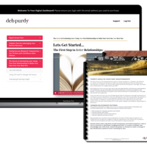 Screenshots of course materials by Deb Purdy